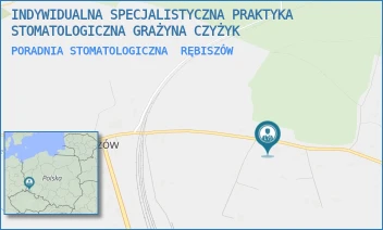 PORADNIA STOMATOLOGICZNA - INDYWIDUALNA SPECJALISTYCZNA PRAKTYKA STOMATOLOGICZNA GRAŻYNA CZYŻYK - UL. RĘBISZÓW 70,  RĘBISZÓW