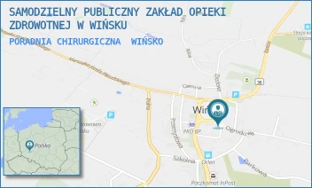 PORADNIA CHIRURGICZNA - SAMODZIELNY PUBLICZNY ZAKŁAD OPIEKI ZDROWOTNEJ W WIŃSKU - PL. WOLNOŚCI 13,  WIŃSKO