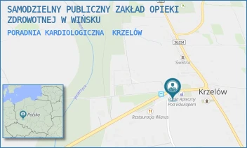 PORADNIA KARDIOLOGICZNA - SAMODZIELNY PUBLICZNY ZAKŁAD OPIEKI ZDROWOTNEJ W WIŃSKU - UL. - 49,  KRZELÓW