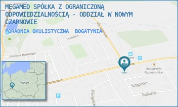 PORADNIA OKULISTYCZNA - MEGAMED SPÓŁKA Z OGRANICZONĄ ODPOWIEDZIALNOŚCIĄ - ODDZIAŁ W NOWYM CZARNOWIE - UL. POCZTOWA 13,  BOGATYNIA
