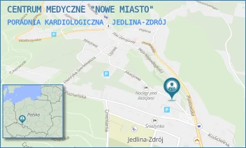 PORADNIA KARDIOLOGICZNA - CENTRUM MEDYCZNE "NOWE MIASTO" - UL. AKACJOWA 2,  JEDLINA-ZDRÓJ