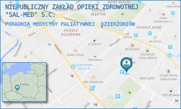 PORADNIA MEDYCYNY PALIATYWNEJ - NIEPUBLICZNY ZAKŁAD OPIEKI ZDROWOTNEJ "SAL-MED" S.C. - UL. PARKOWA 4A-2,  DZIERŻONIÓW