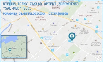 PORADNIA DIABETOLOGICZNA - NIEPUBLICZNY ZAKŁAD OPIEKI ZDROWOTNEJ "SAL-MED" S.C. - UL. PARKOWA 4A-2,  DZIERŻONIÓW