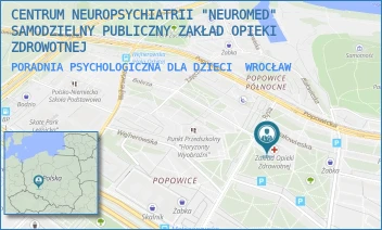 PORADNIA PSYCHOLOGICZNA DLA DZIECI - CENTRUM NEUROPSYCHIATRII "NEUROMED" SAMODZIELNY PUBLICZNY ZAKŁAD OPIEKI ZDROWOTNEJ - BIAŁOWIESKA 74A,  WROCŁAW