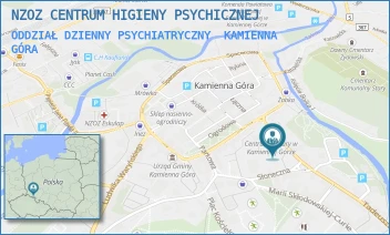ODDZIAŁ DZIENNY PSYCHIATRYCZNY - NZOZ CENTRUM HIGIENY PSYCHICZNEJ - TADEUSZA KOŚCIUSZKI 6,  KAMIENNA GÓRA