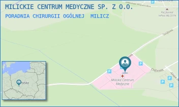 PORADNIA CHIRURGII OGÓLNEJ - MILICKIE CENTRUM MEDYCZNE SP. Z O.O. W RESTRUKTURYZACJI - UL. GRZYBOWA 1,  MILICZ