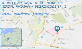 ODDZIAŁ PEDIATRYCZNY - NIEPUBLICZNY ZAKŁAD OPIEKI ZDROWOTNEJ SZPITAL POWIATOWY W DZIERŻONIOWIE SP. Z O.O. - UL. CICHA 1,  DZIERŻONIÓW