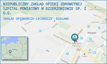 ZAKŁAD OPIEKUŃCZO-LECZNICZY - NIEPUBLICZNY ZAKŁAD OPIEKI ZDROWOTNEJ SZPITAL POWIATOWY W DZIERŻONIOWIE SP. Z O.O. - UL. PIASTOWSKA 7,  BIELAWA
