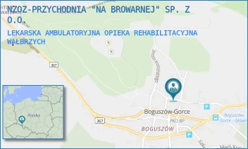 LEKARSKA AMBULATORYJNA OPIEKA REHABILITACYJNA - NZOZ-PRZYCHODNIA "NA BROWARNEJ" SP. Z O.O. - UL. BROWARNA 3,  WAŁBRZYCH