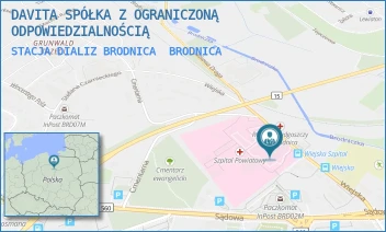 STACJA DIALIZ BRODNICA - DAVITA SPÓŁKA Z OGRANICZONĄ ODPOWIEDZIALNOŚCIĄ - WIEJSKA 9,  BRODNICA