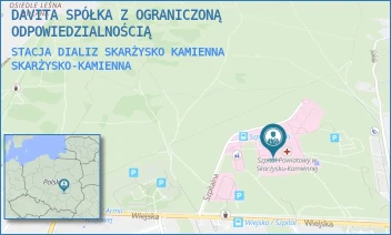 STACJA DIALIZ SKARŻYSKO KAMIENNA - DAVITA SPÓŁKA Z OGRANICZONĄ ODPOWIEDZIALNOŚCIĄ - SZPITALNA 1,  SKARŻYSKO-KAMIENNA
