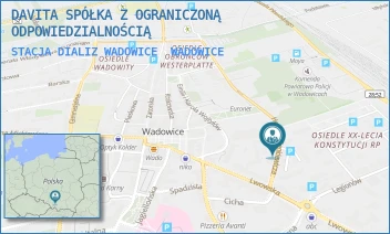 STACJA DIALIZ WADOWICE - DAVITA SPÓŁKA Z OGRANICZONĄ ODPOWIEDZIALNOŚCIĄ - UL. HENRYKA SIENKIEWICZA 34,  WADOWICE