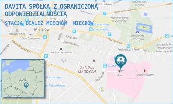 STACJA DIALIZ MIECHÓW - DAVITA SPÓŁKA Z OGRANICZONĄ ODPOWIEDZIALNOŚCIĄ - UL. SZPITALNA 3,  MIECHÓW