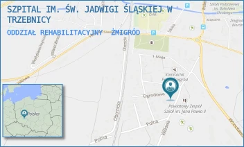 ODDZIAŁ REHABILITACYJNY - SZPITAL IM. ŚW. JADWIGI ŚLĄSKIEJ W TRZEBNICY - UL. WILOWA 4,  ŻMIGRÓD