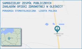 PORADNIA STOMATOLOGICZNA - SAMODZIELNY ZESPÓŁ PUBLICZNYCH ZAKŁADÓW OPIEKI ZDROWOTNEJ W OLEŚNICY - UL. LIGOTA POLSKA 31,  LIGOTA POLSKA