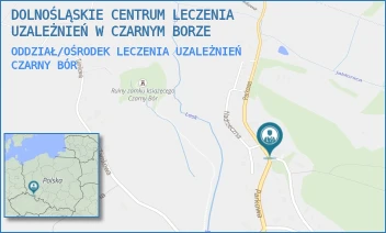 ODDZIAŁ/OŚRODEK LECZENIA UZALEŻNIEŃ - DOLNOŚLĄSKIE CENTRUM LECZENIA UZALEŻNIEŃ W CZARNYM BORZE - UL. PARKOWA 8,  CZARNY BÓR