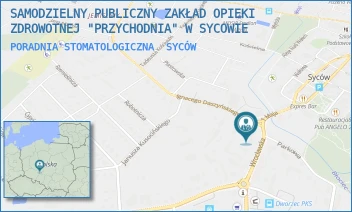 PORADNIA STOMATOLOGICZNA - SAMODZIELNY PUBLICZNY ZAKŁAD OPIEKI ZDROWOTNEJ "PRZYCHODNIA" W SYCOWIE - UL. WROCŁAWSKA 2,  SYCÓW