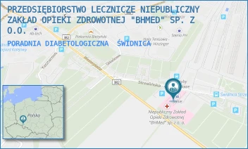 PORADNIA DIABETOLOGICZNA - PRZEDSIĘBIORSTWO LECZNICZE NIEPUBLICZNY ZAKŁAD OPIEKI ZDROWOTNEJ "BHMED" SP. Z O.O. - UL. STRZELIŃSKA 6,  ŚWIDNICA