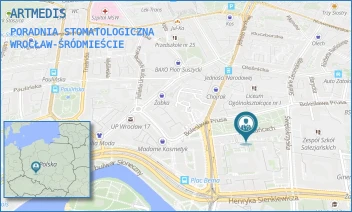 PORADNIA STOMATOLOGICZNA - ARTMEDIS - UL. NA SZAŃCACH 10A,  WROCŁAW-ŚRÓDMIEŚCIE