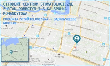 PORADNIA STOMATOLOGICZNA - DĄBROWSKIEGO - CITODENT CENTRUM STOMATOLOGICZNE FURTAK-POBROTYN I S-KA SPÓŁKA KOMANDYTOWA - UL. GEN. JANA HENRYKA DĄBROWSKIEGO 40/133,  WROCŁAW