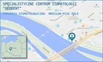PORADNIA STOMATOLOGICZNA - SPECJALISTYCZNE CENTRUM STOMATOLOGII  "GEODENT" - UL. GALLA ANONIMA 2,  WROCŁAW-PSIE POLE