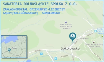 ZAKŁAD/ODDZIAŁ OPIEKUŃCZO-LECZNICZY "WALIGÓRA" - SANATORIA DOLNOŚLĄSKIE SPÓŁKA Z O.O. - UL. GŁÓWNA 38,  SOKOŁOWSKO