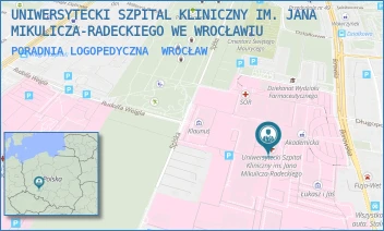 PORADNIA LOGOPEDYCZNA - UNIWERSYTECKI SZPITAL KLINICZNY IM. JANA MIKULICZA-RADECKIEGO WE WROCŁAWIU - BOROWSKA 213,  WROCŁAW