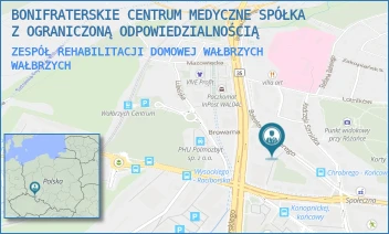 ZESPÓŁ REHABILITACJI DOMOWEJ WAŁBRZYCH - BONIFRATERSKIE CENTRUM MEDYCZNE SPÓŁKA Z OGRANICZONĄ ODPOWIEDZIALNOŚCIĄ - BOLESŁAWA CHROBREGO 14,  WAŁBRZYCH
