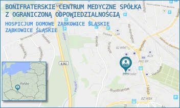 HOSPICJUM DOMOWE ZĄBKOWICE ŚLĄSKIE - BONIFRATERSKIE CENTRUM MEDYCZNE SPÓŁKA Z OGRANICZONĄ ODPOWIEDZIALNOŚCIĄ - 1 MAJA 9,  ZĄBKOWICE ŚLĄSKIE