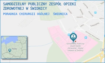 PORADNIA CHIRURGII OGÓLNEJ - SAMODZIELNY PUBLICZNY ZESPÓŁ OPIEKI ZDROWOTNEJ W ŚWIDNICY - UL. LEŚNA 27-29,  ŚWIDNICA