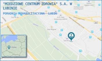 PORADNIA REHABILITACYJNA - "MIEDZIOWE CENTRUM ZDROWIA" S.A. W LUBINIE - UL. M.SKŁODOWSKIEJ-CURIE 52,  LUBIN