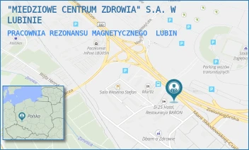 PRACOWNIA REZONANSU MAGNETYCZNEGO - "MIEDZIOWE CENTRUM ZDROWIA" S.A. W LUBINIE - UL. M.SKŁODOWSKIEJ-CURIE 54-60,  LUBIN