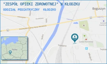 ODDZIAŁ PEDIATRYCZNY - "ZESPÓŁ OPIEKI ZDROWOTNEJ" W KŁODZKU - UL. SZPITALNA 1,  KŁODZKO