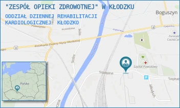 ODDZIAŁ DZIENNEJ REHABILITACJI KARDIOLOGICZNEJ - "ZESPÓŁ OPIEKI ZDROWOTNEJ" W KŁODZKU - UL. SZPITALNA 1,  KŁODZKO