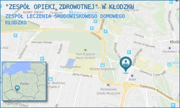 ZESPÓŁ LECZENIA ŚRODOWISKOWEGO DOMOWEGO - "ZESPÓŁ OPIEKI ZDROWOTNEJ" W KŁODZKU - UL. WOJSKA POLSKIEGO 16,  KŁODZKO