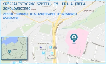 ZESPÓŁ DOMOWEJ DIALIZOTERAPII OTRZEWNOWEJ - SPECJALISTYCZNY SZPITAL IM. DRA ALFREDA SOKOŁOWSKIEGO - UL. SOKOŁOWSKIEGO 4,  WAŁBRZYCH