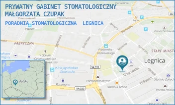 PORADNIA STOMATOLOGICZNA - PRYWATNY GABINET STOMATOLOGICZNY MAŁGORZATA CZUPAK - UL. BENJAMINA BILSEGO 7/9,  LEGNICA