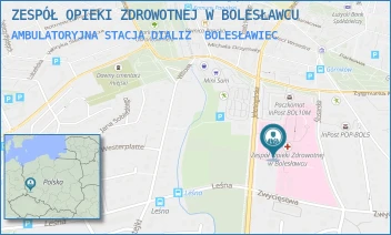 AMBULATORYJNA STACJA DIALIZ - ZESPÓŁ OPIEKI ZDROWOTNEJ W BOLESŁAWCU - UL. JELENIOGÓRSKA 4,  BOLESŁAWIEC
