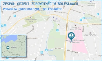 PORADNIA ONKOLOGICZNA - ZESPÓŁ OPIEKI ZDROWOTNEJ W BOLESŁAWCU - UL. JELENIOGÓRSKA 4,  BOLESŁAWIEC