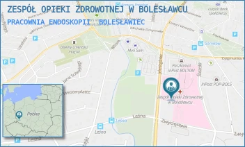 PRACOWNIA ENDOSKOPII - ZESPÓŁ OPIEKI ZDROWOTNEJ W BOLESŁAWCU - UL. JELENIOGÓRSKA 4,  BOLESŁAWIEC