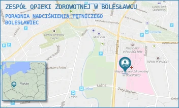 PORADNIA NADCIŚNIENIA TĘTNICZEGO - ZESPÓŁ OPIEKI ZDROWOTNEJ W BOLESŁAWCU - UL. JELENIOGÓRSKA 4,  BOLESŁAWIEC