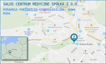 PORADNIA POŁOŻNICZO-GINEKOLOGICZNA - SALUS CENTRUM MEDYCZNE SPÓŁKA Z O.O. - UL. MARSZ. JÓZEFA PIŁSUDSKIEGO 2,  NOWA RUDA