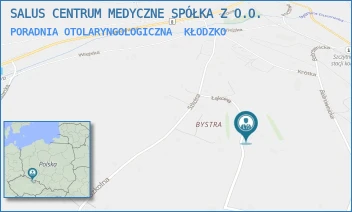 PORADNIA OTOLARYNGOLOGICZNA - SALUS CENTRUM MEDYCZNE SPÓŁKA Z O.O. - UL. ŁAKOWA 5,  KŁODZKO