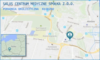 PORADNIA OKULISTYCZNA - SALUS CENTRUM MEDYCZNE SPÓŁKA Z O.O. - UL. ZAWISZY CZARNEGO 2,  KŁODZKO