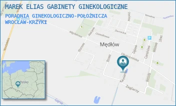 PORADNIA GINEKOLOGICZNO-POŁOŻNICZA - MAREK ELIAS GABINETY GINEKOLOGICZNE - UL. KAMIENNA 107-109,  WROCŁAW-KRZYKI