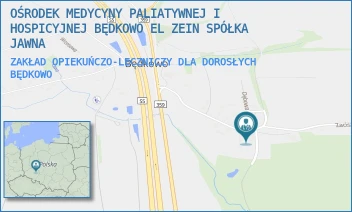 ZAKŁAD OPIEKUŃCZO-LECZNICZY DLA DOROSŁYCH - OŚRODEK MEDYCYNY PALIATYWNEJ I HOSPICYJNEJ BĘDKOWO EL ZEIN SPÓŁKA KOMANDYTOWA - BĘDKOWO 1,  BĘDKOWO