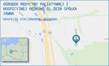 HOSPICJA STACJONARNE - OŚRODEK MEDYCYNY PALIATYWNEJ I HOSPICYJNEJ BĘDKOWO EL ZEIN SPÓŁKA KOMANDYTOWA - BĘDKOWO 1,  BĘDKOWO