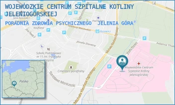 PORADNIA ZDROWIA PSYCHICZNEGO - WOJEWÓDZKIE CENTRUM SZPITALNE KOTLINY JELENIOGÓRSKIEJ - OGIŃSKIEGO 6,  JELENIA GÓRA