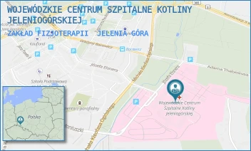 ZAKŁAD FIZJOTERAPII - WOJEWÓDZKIE CENTRUM SZPITALNE KOTLINY JELENIOGÓRSKIEJ - UL. MICHAŁA KLEOFASA OGIŃSKIEGO 6,  JELENIA GÓRA