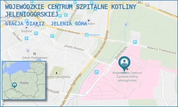 STACJA DIALIZ - WOJEWÓDZKIE CENTRUM SZPITALNE KOTLINY JELENIOGÓRSKIEJ - UL. MICHAŁA KLEOFASA OGIŃSKIEGO 6,  JELENIA GÓRA